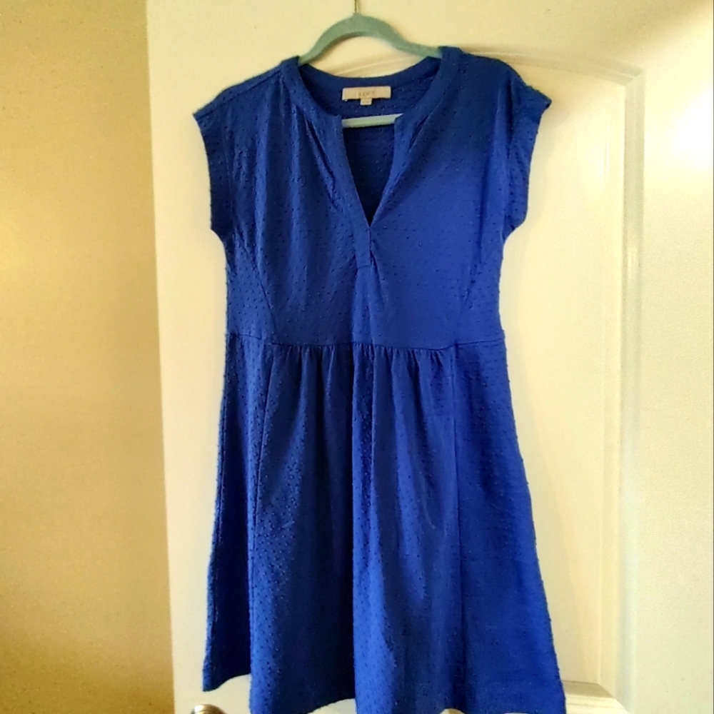 Women's Loft Royal Blue X SMALL Dress
